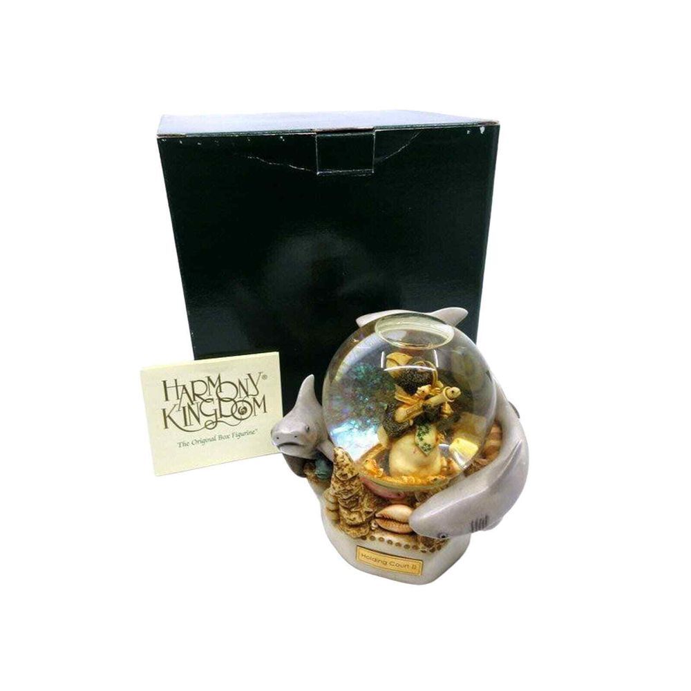 Harmony Kingdom Royal‎ Watch Holding Court II Shark Water/Snow Globe RW01MU